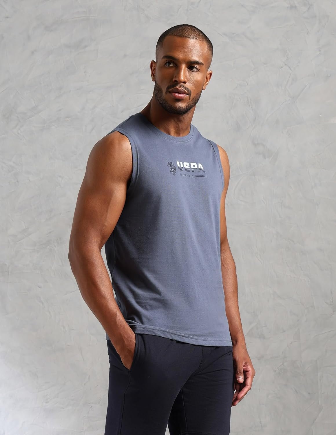 U.S. POLO ASSN. Men's Cotton Regular Fit Vest - Image 3