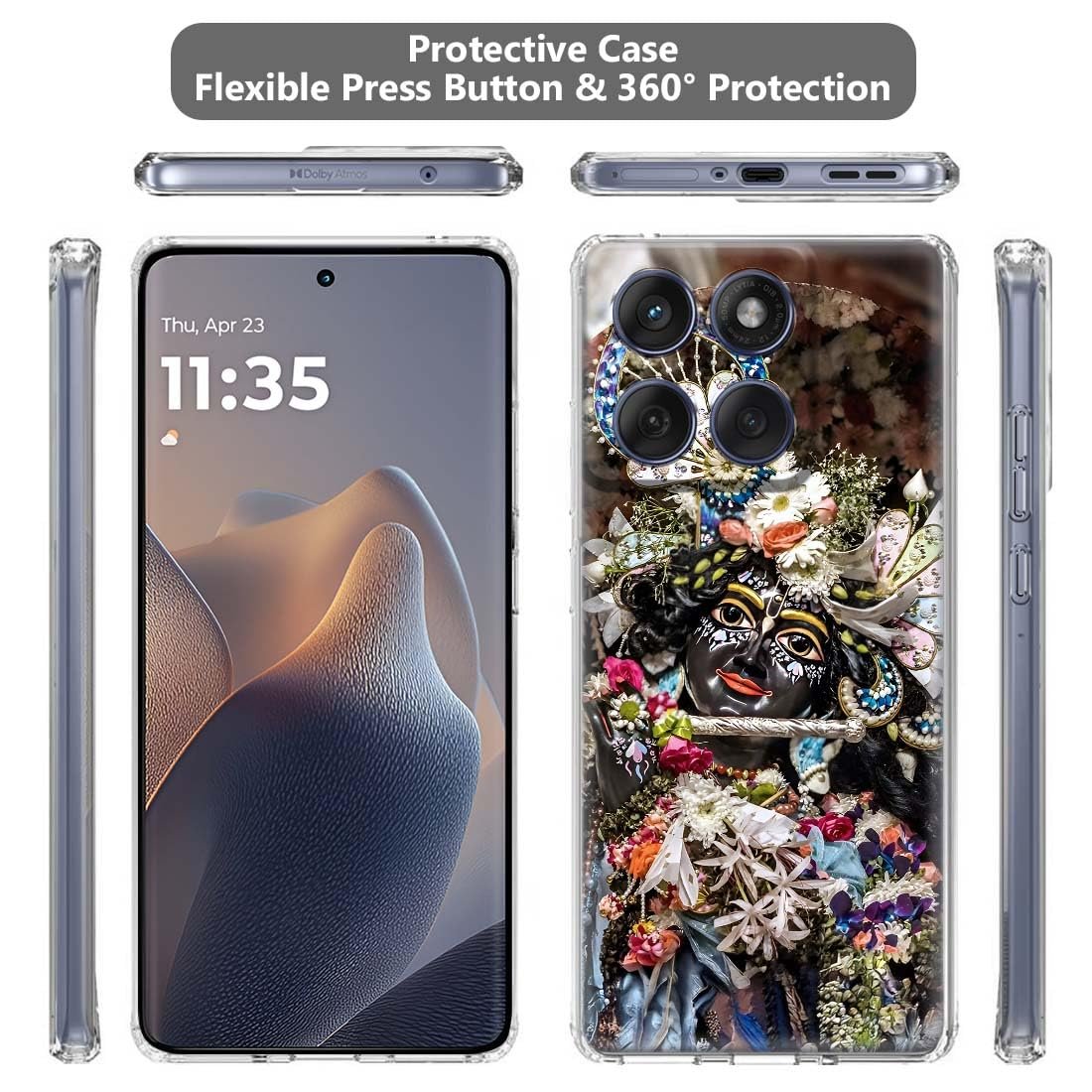 Fashionury Back Case for Moto Edge 60 Fusion, Back Cover for Motorola Edge 60 Fusion -D3210 - Image 4