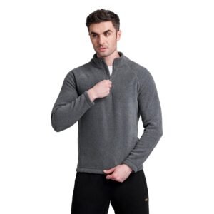 Boldfit Sweatshirt for Man Stylish Sweatshirts for Men Breathable Jacket for Man Half Zipper Sweatshirt for Men Casual Sweat Shirt Full Sleeves Sweaters for Winter All Day Winter wear Jackets Stylish