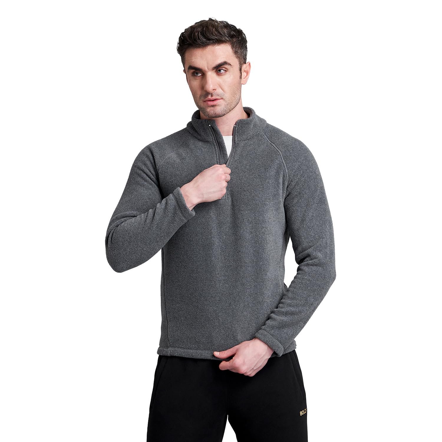 Boldfit Sweatshirt for Man Stylish Sweatshirts for Men Breathable Jacket for Man Half Zipper Sweatshirt for Men Casual Sweat Shirt Full Sleeves Sweaters for Winter All Day Winter wear Jackets Stylish