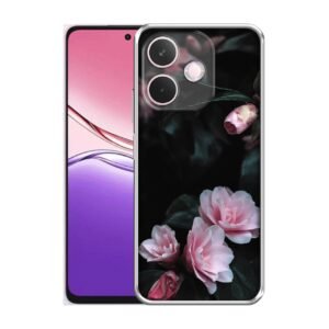 Amazon Brand-Solimo Dark Flowers Photography Printed Silicon Soft TPU Back Case Cover for Oppo A5 Pro 5G