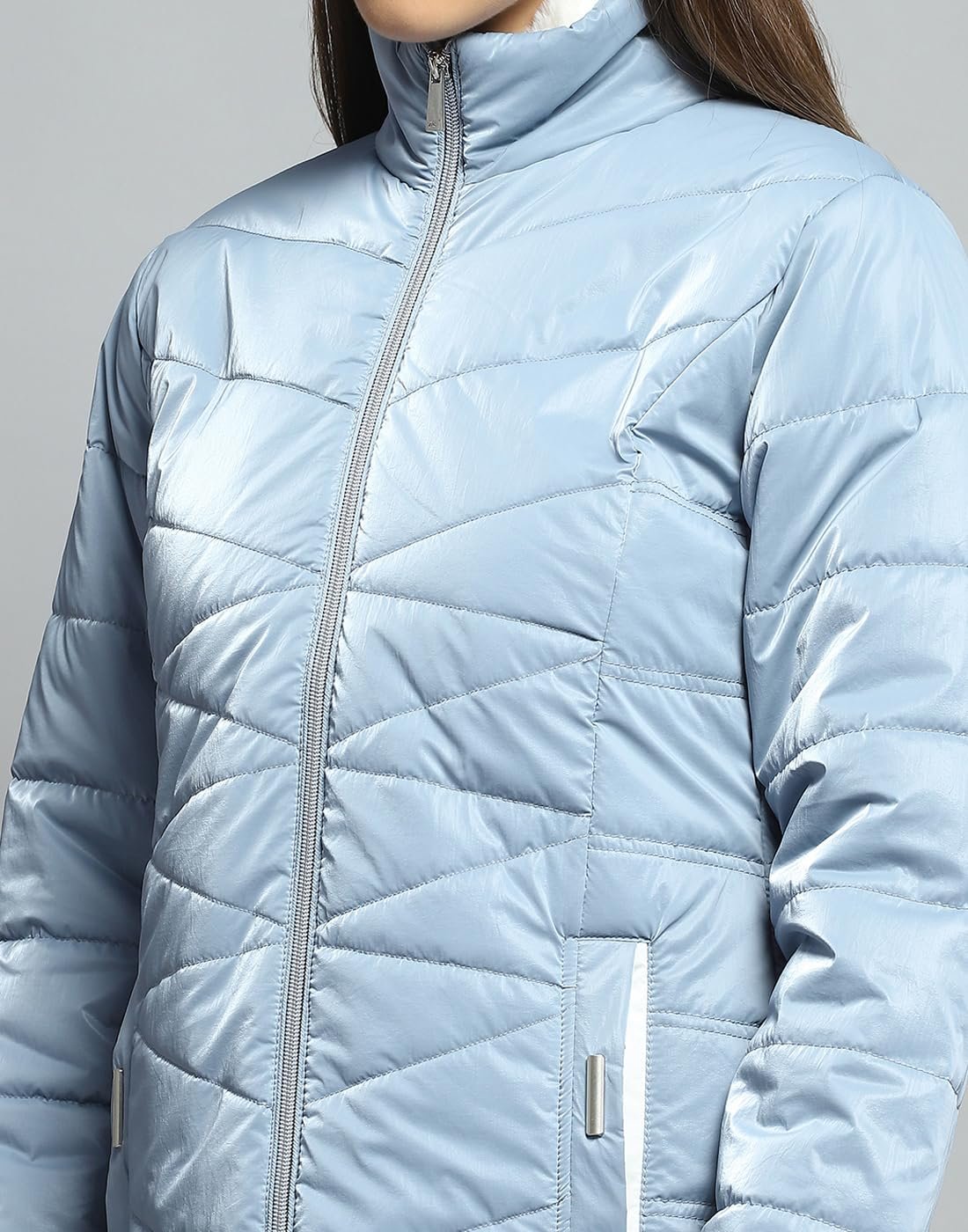 Monte Carlo Women's Polyester Blend Regular Solid Collar Neck Full Sleeve Jacket - Image 8