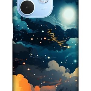 NDCOM for Oppo A5 Pro 5G Back Cover | Oppo a5Pro Cover | Premium Oppo A5 Pro BackCover for Enhanced Protection | Canvas Space Artistry Printed Hard Case