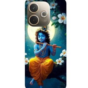 3D Amazing Printed ‘Lord Krishna ‘ Mobile Back Cover & Case Design for Oppo A5 PRO 5G