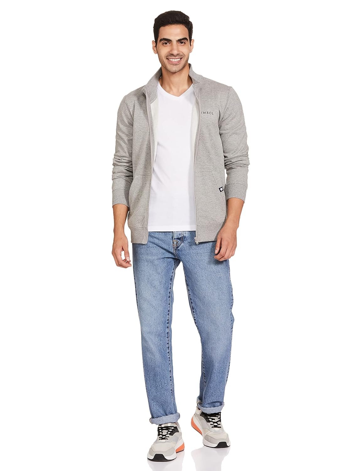 Amazon Brand - Symbol Men's Cotton High Neck Sweatshirt (Available in Plus Sizes) - Image 7