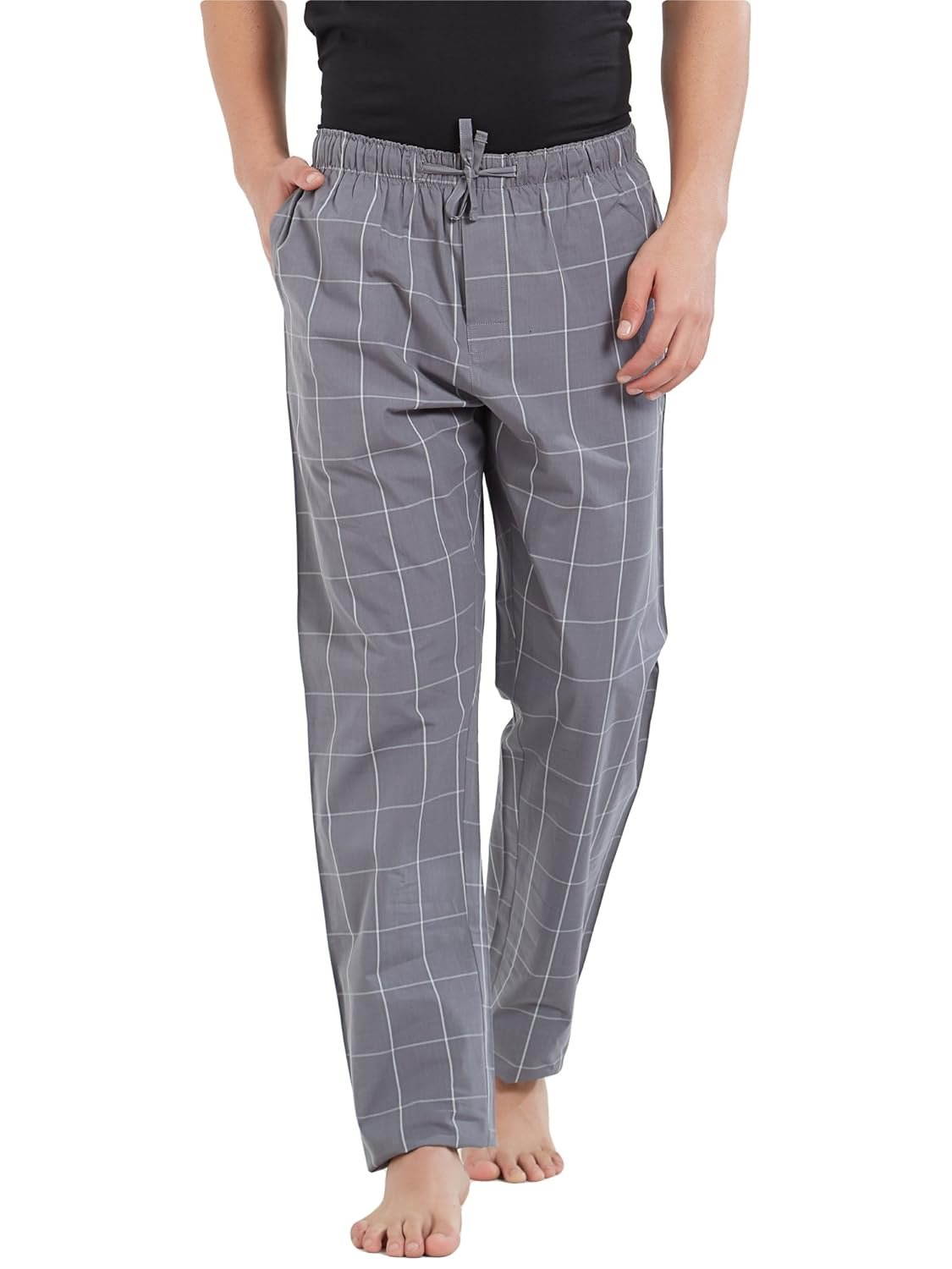 XYXX Men's Checkmate 100% Super Combed Cotton Regular Fit Pyjamas