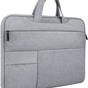 Dynotrek Unisex Kindlee 15.6 Inch Laptop Sleeve Case Cover Pouch With Handle Computer Bag For Macbook Pro 16"/15" 15.6" Dell Lenovo HP Asus Acer Samsung Chromebook (Denim Grey)