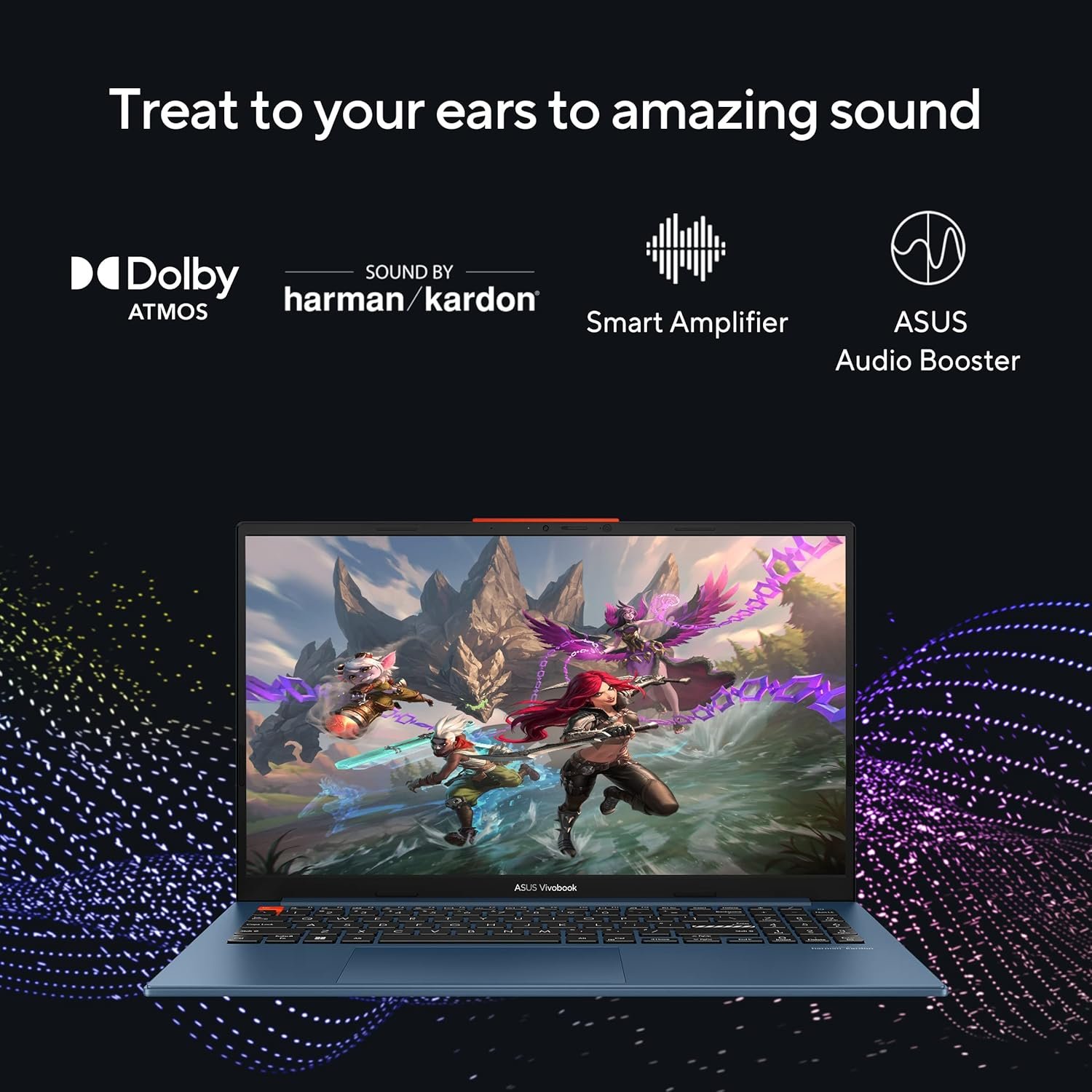 ASUS Vivobook S 15 OLED (2023), Intel Core EVO i5-13500H, 13th Gen, 16GB RAM, 512GB SSD, 2.8K OLED 120Hz, 15.6"/39.62cm, Windows 11, MS Office 2021, Blue, 1.7KG, S5504VA-MA541WS, Iris Xe, 75WHr Laptop - Image 10