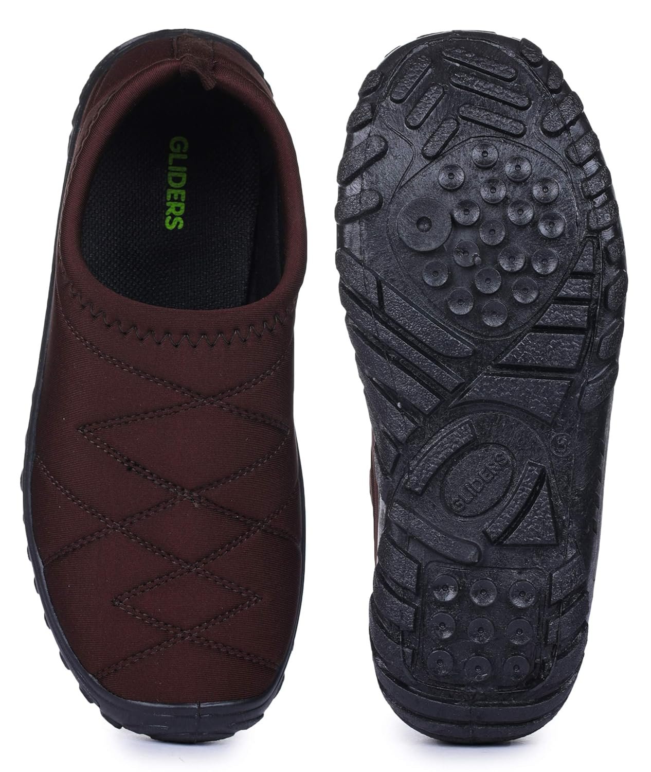 Liberty A-HA Golf Non-Lacing Casual Shoes for Men - Black & Brown | Comfortable and Durable - Suitable for Slip-On Gym, Jogging and Outdoor Shoes for Gents - Cushioned Footbed - Image 7