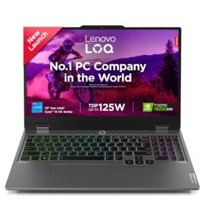Lenovo LOQ 2024, Intel Core i5-13450HX, 13th Gen, NVIDIA RTX 4050-6GB, 16GB RAM, 512GB SSD, FHD 144Hz, 15.6"/39.6cm, Windows 11, Office Home 2024, Grey, 2.4Kg, 83DV018JIN, 1Yr ADP Free Gaming Laptop