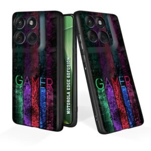 Soft Silicone Mobile Back Cover Compatible with Motorola Edge 60 Fusion(Multicolor)(@21-MOT-EDG60FUS-869)