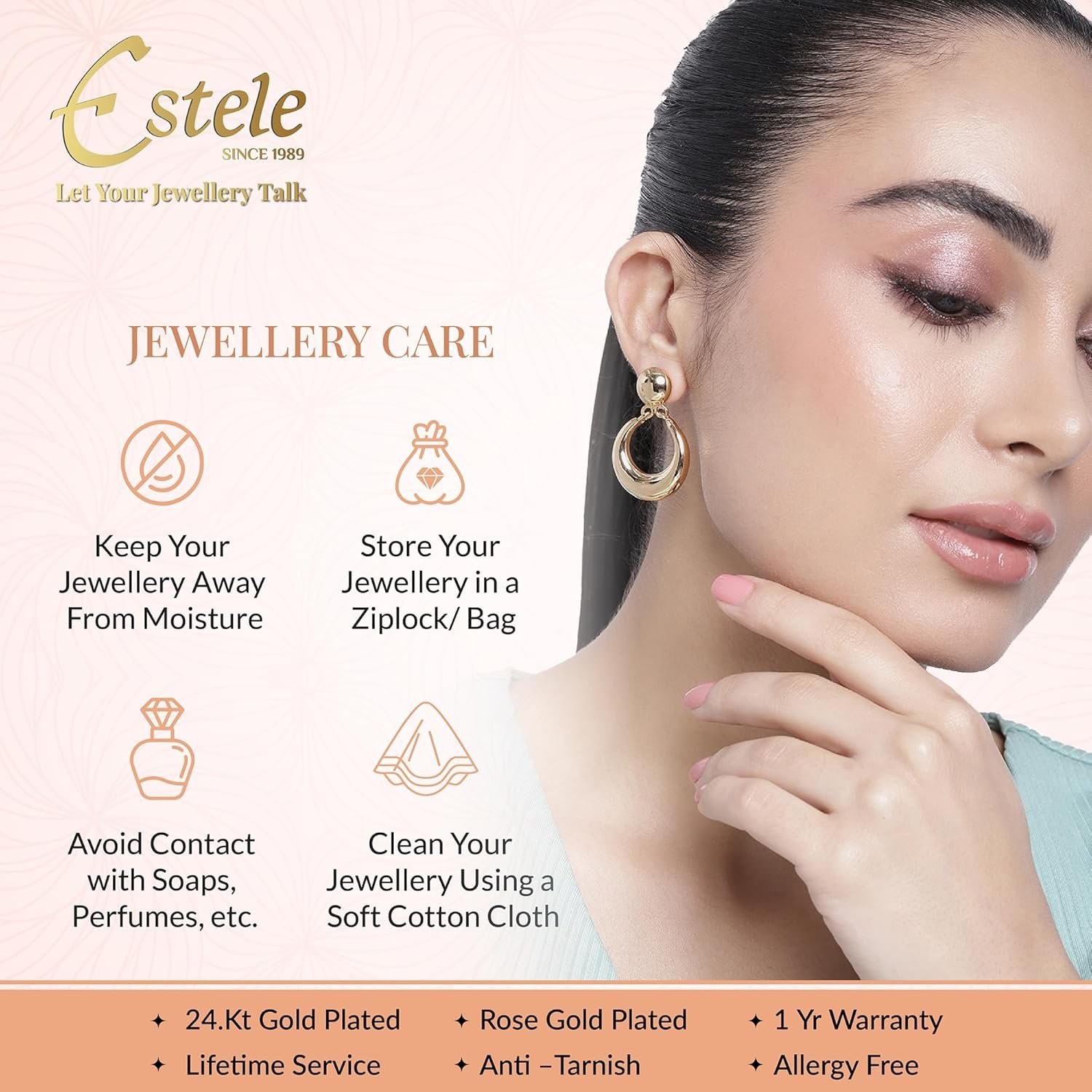 Fashion Jewelry Neck Chain for Men & Women: Gold Plated Luxurious Glamour Lightweight Necklace Chain- Perfect for Everyday and Office Wear for Men & Women (Unisex) -OSAK010-IG CHAIN - Image 7