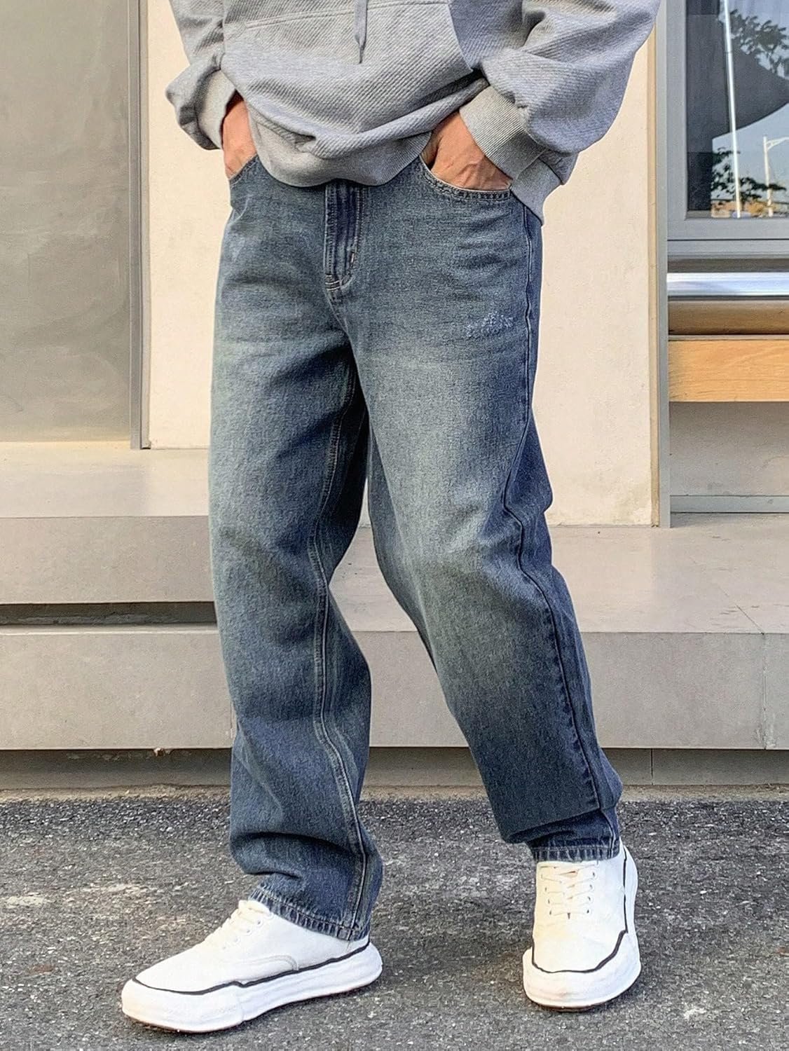 Jeans for Men | Casual Jeans for Men | Loose Fit Denim Streetwear Pants (U-10-17) - Image 10