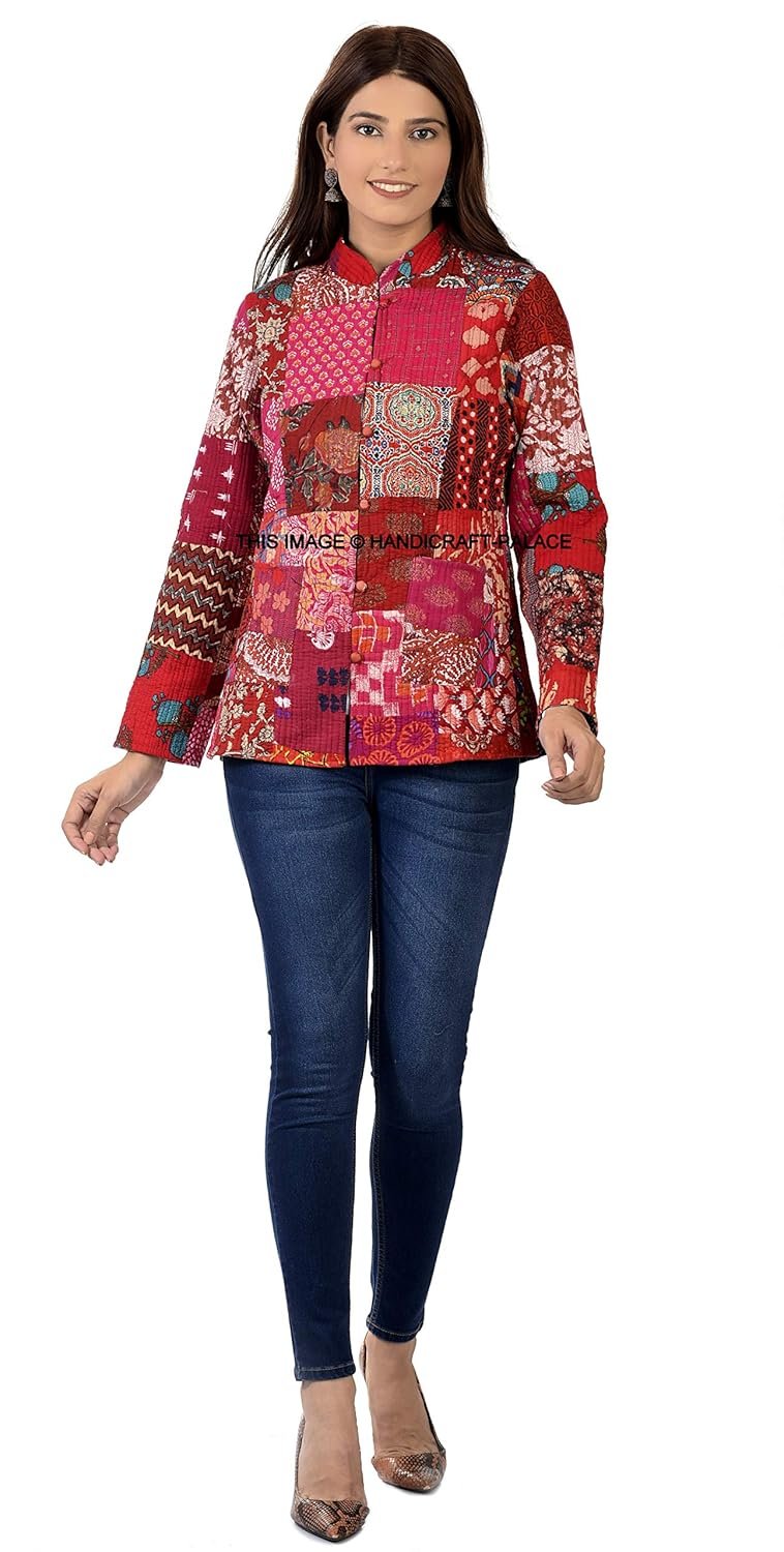 Ravaiyaa - Attitude is everything Women's Cotton Standard Length Jacket - Image 3