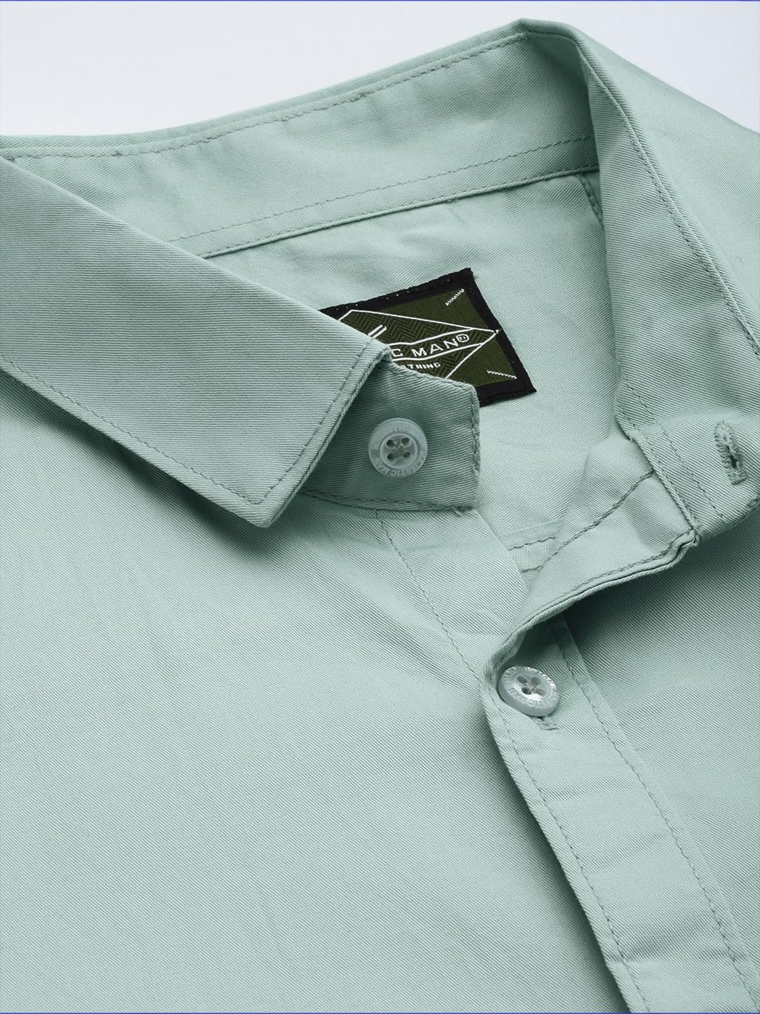 Majestic Man Men's Cotton Slim Fit Solid Casual Shirt - Image 6