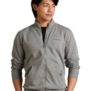 Amazon Brand – Symbol Men’s Cotton High Neck Sweatshirt (Available in Plus Sizes)