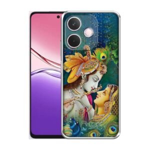 Radha Kishan Love Design Printed Silicon Soft TPU Back Case Cover for Oppo A5 Pro 5G