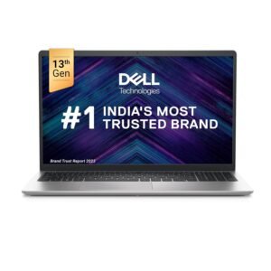Dell Inspiron 3530, Intel Core i3-1305U, 13thGen, 8GB RAM, 512GB SSD, FHD WVA AG 120Hz, 15.6"/39.62cm, Windows 11, MS Office 21, Platinum Silver, 1.62KG, 250 nits Narrow Border, McAfee 15 Month Laptop
