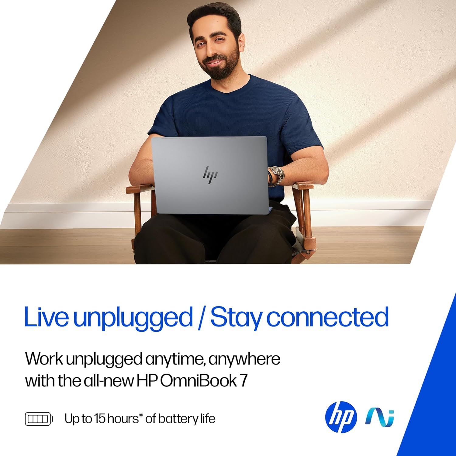 HP OmniBook 7 OLED, Intel Core Ultra 7 255H (32GB LPDDR5,1TB SSD), 3K, 0.2 ms, Micro-Edge, 14''/35.6cm, Win 11, M365, Office 24, Meteor Silver,1.5kg, fr0116TU, 5MP Camera w/Shutter, Backlit AI Laptop - Image 9