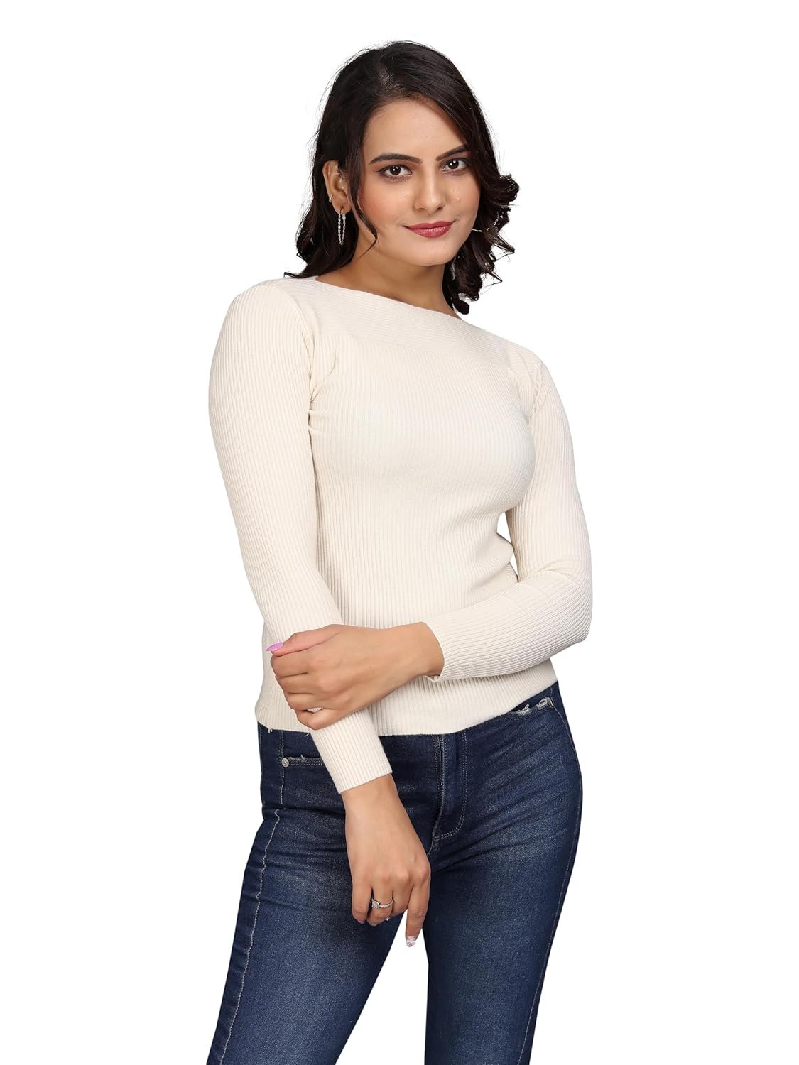 Women's Cotton and Polyester Blend Sleeveless Free Size T-Shirt | Crop Top - Image 2