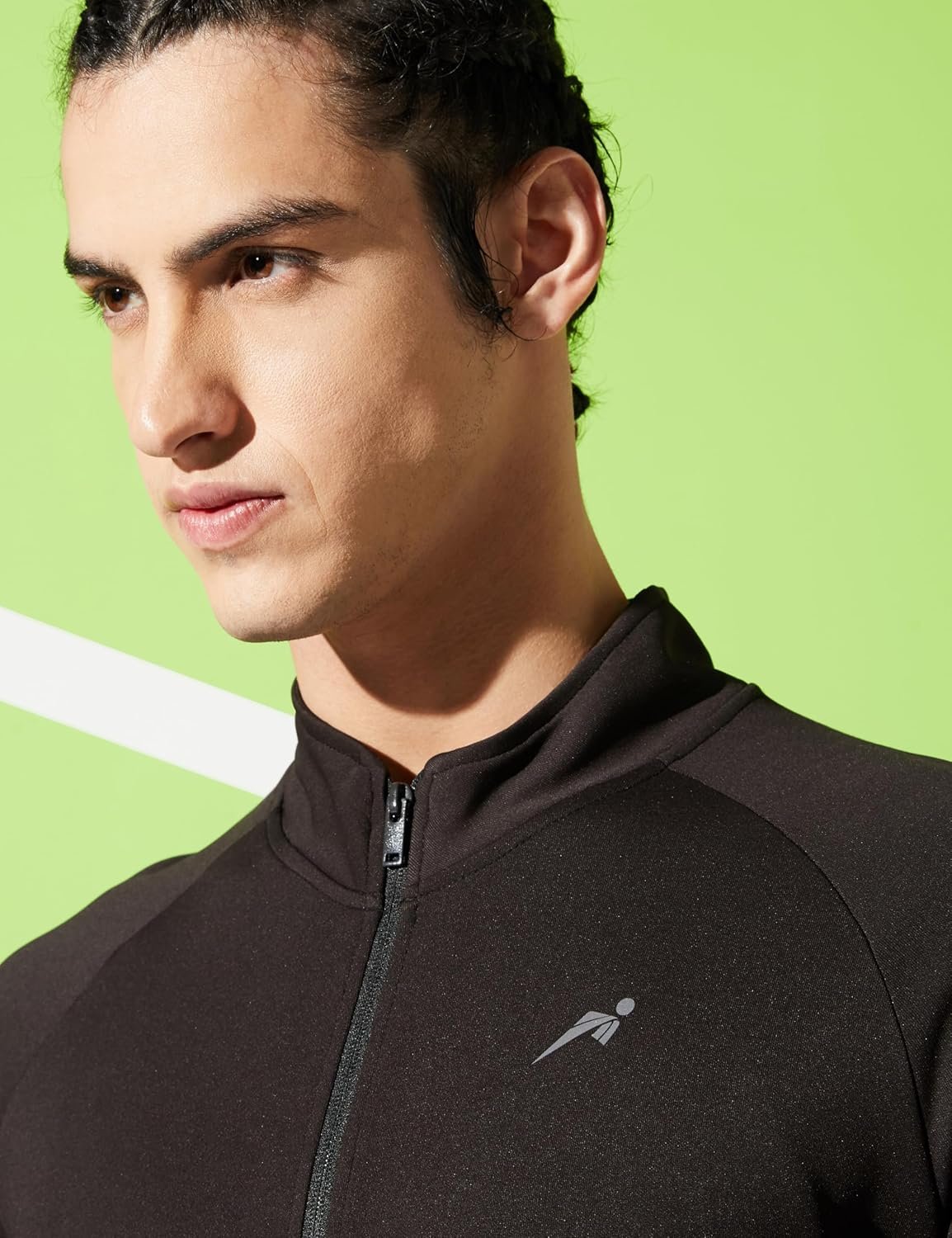 Amazon Brand - Symbol Men's Cotton Mock Neck Sweatshirt - Image 4