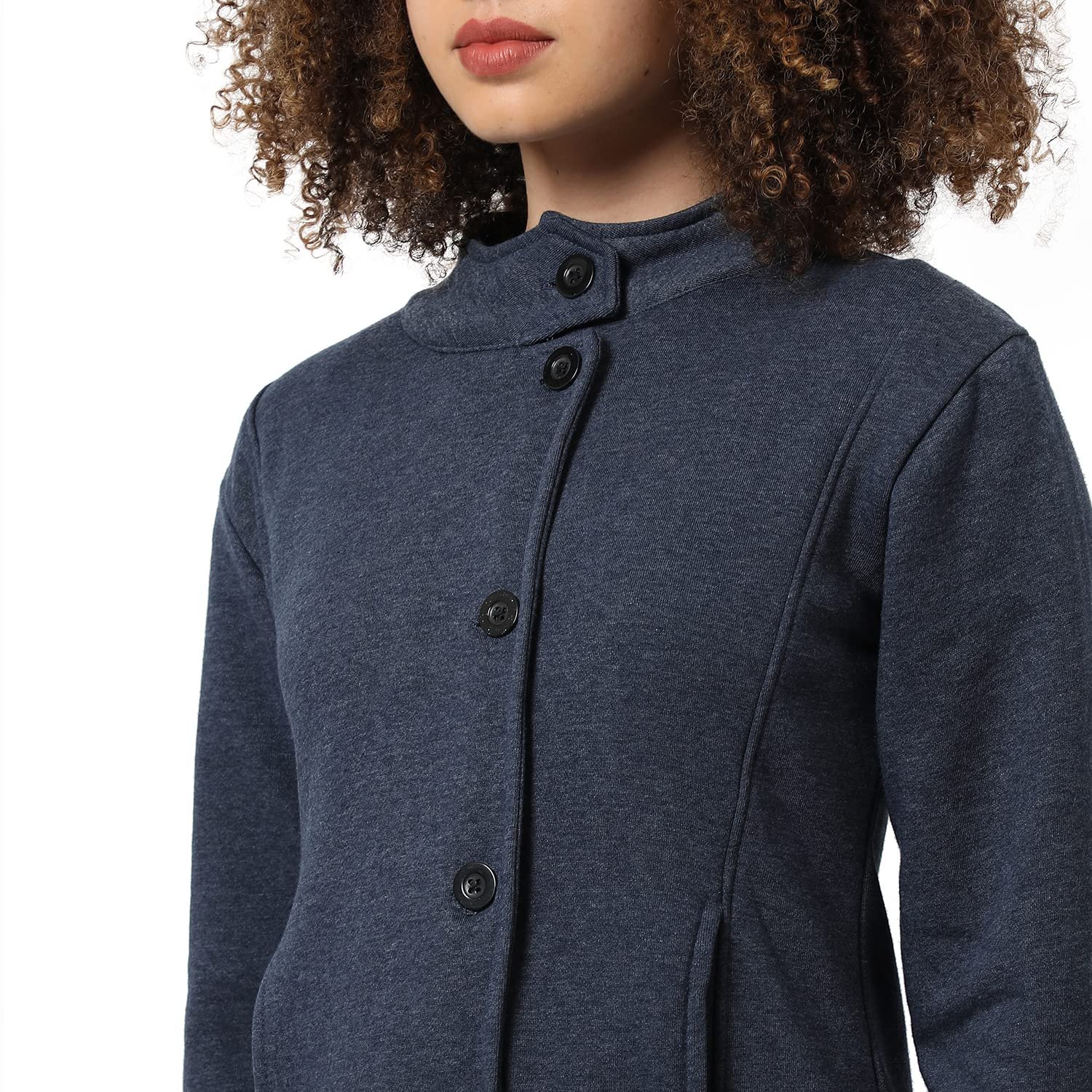 Campus Sutra Women's Cotton Short Length Jacket - Image 5