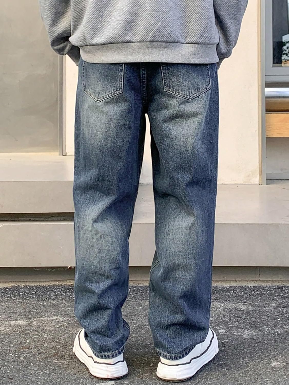 Jeans for Men | Casual Jeans for Men | Loose Fit Denim Streetwear Pants (U-10-17) - Image 4