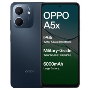 OPPO A5X 5G (Midnight Blue, 4GB RAM, 64GB Storage) with Exchange Bonus or No Cost EMI