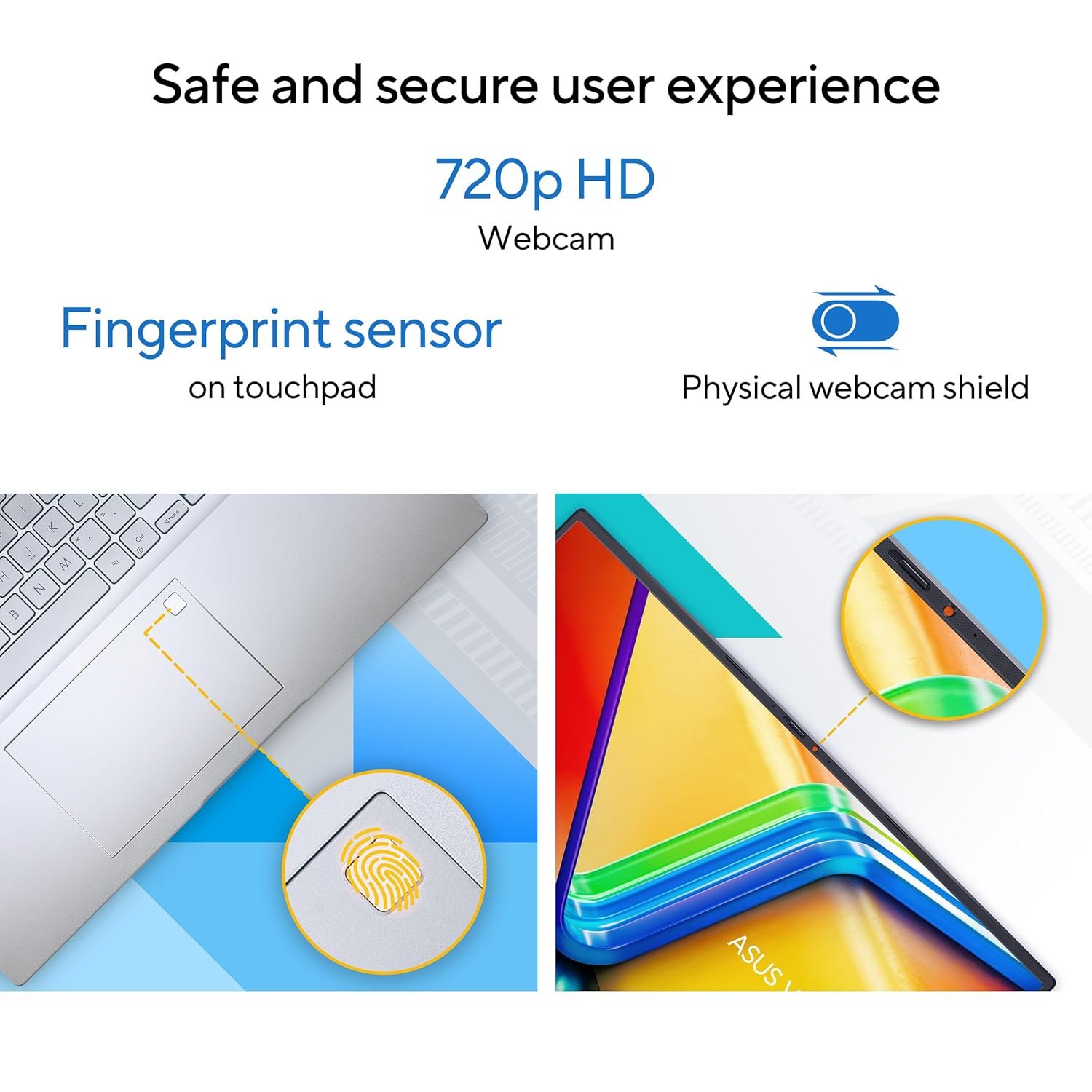 ASUS Vivobook 16, Intel Core i5-12500H, 12th Gen, 16GB RAM, 512GB SSD, FHD+, 16"/40.64cm, Windows 11, MS Office 2021, Silver, 1.8KG, X1605ZAC-MB540WS, Thin and Light Laptop - Image 8