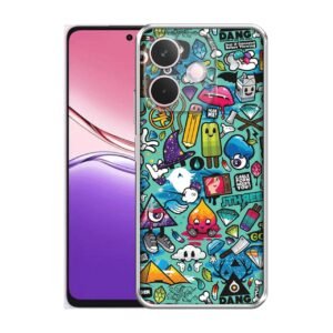 Crazy Design Printed Silicon Soft TPU Back Case Cover for Oppo A5 Pro 5G