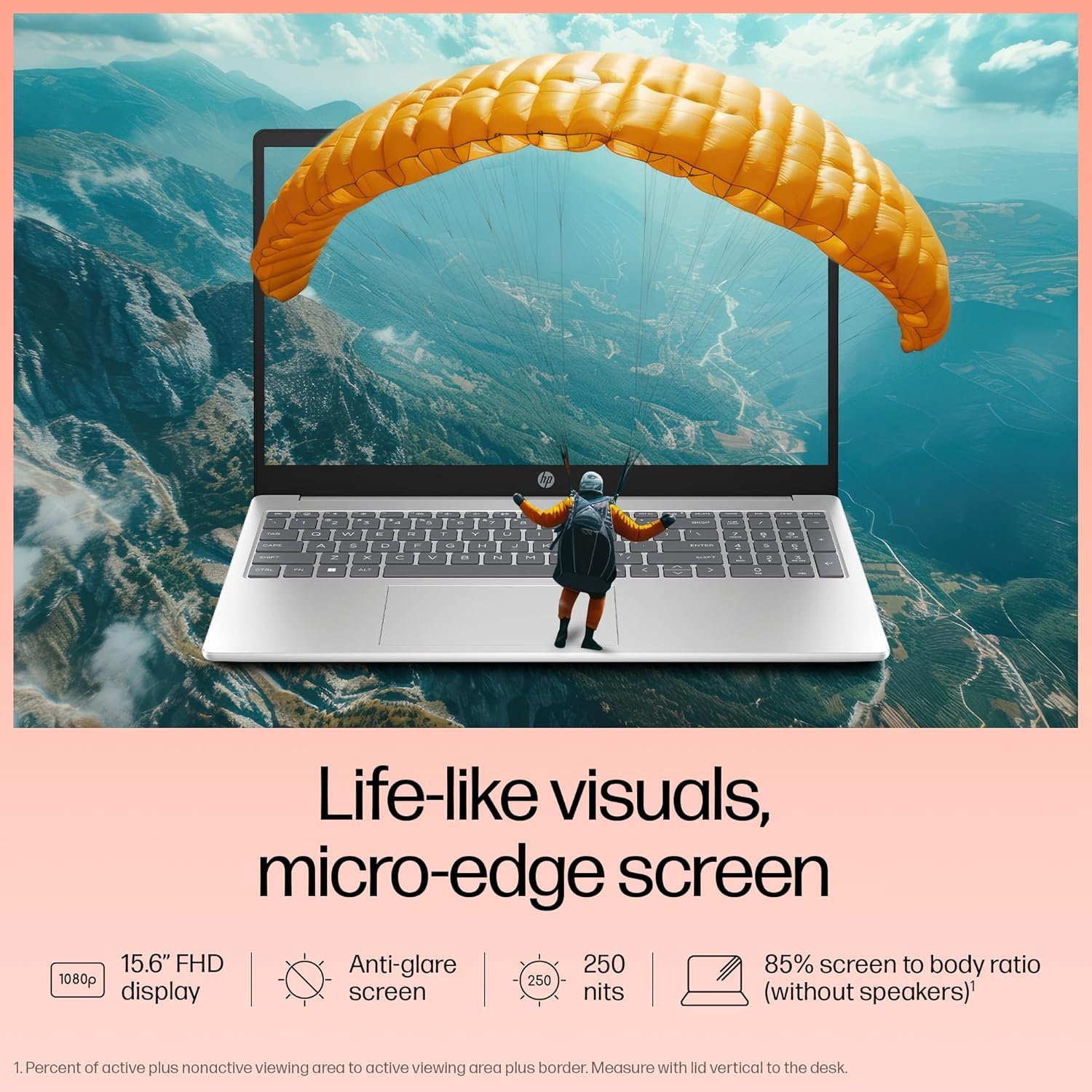 HP Windows 11 Home 15,13Th Gen Intel Core I5-1334U(8GB DDR4,512GB SSD),Anti-Glare,Micro-Edge,15.6''/39.6Cm,FHD,Silver,1.59Kg,Fd0466Tu,Intel Iris Xe,FHD Camera W/Privacy Shutter,Backlit Laptop - Image 5