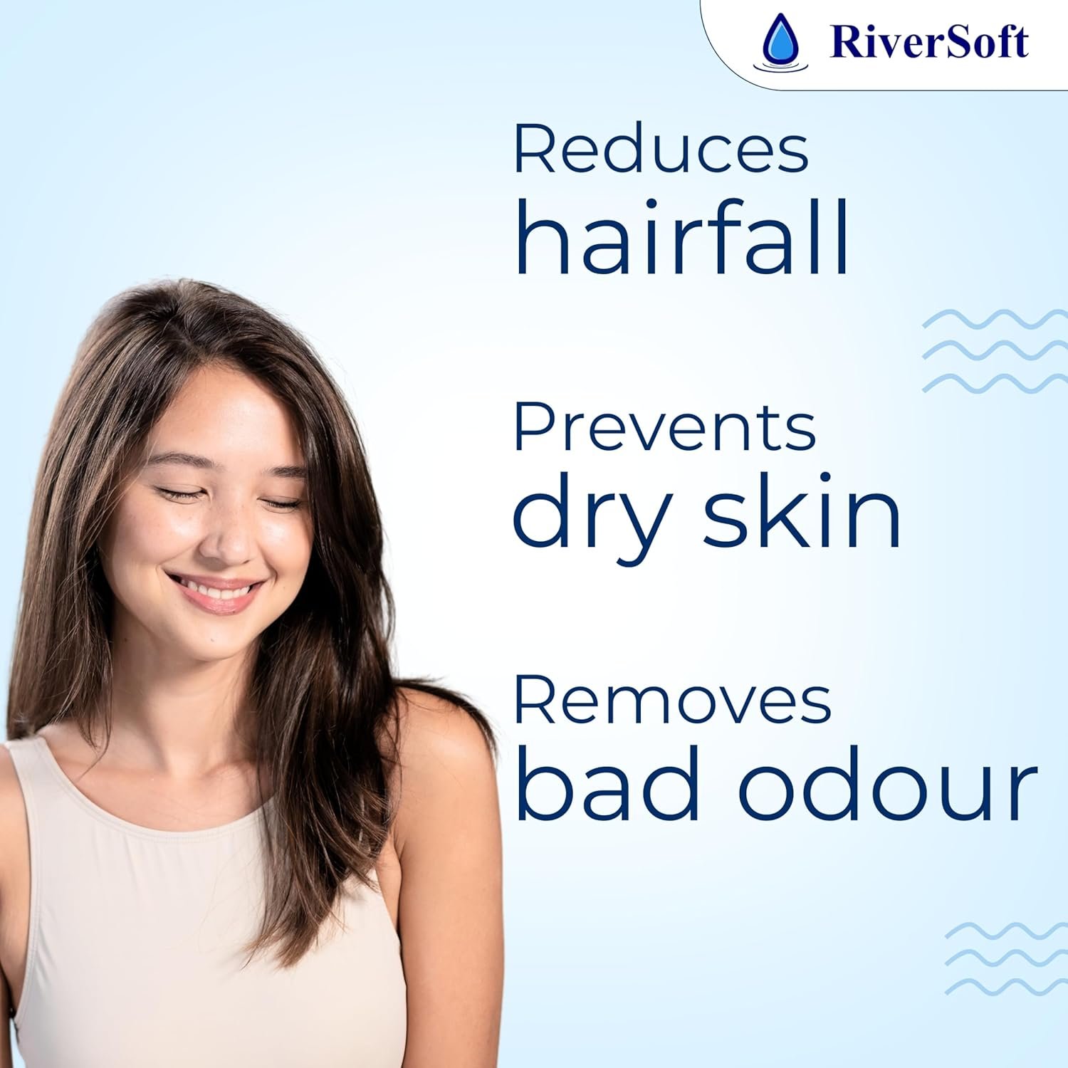 RiverSoft Bliss 15 shower and tap filter for high hardness | Water softener for bathroom | Hard water filter for tap (Chrome) - Image 7