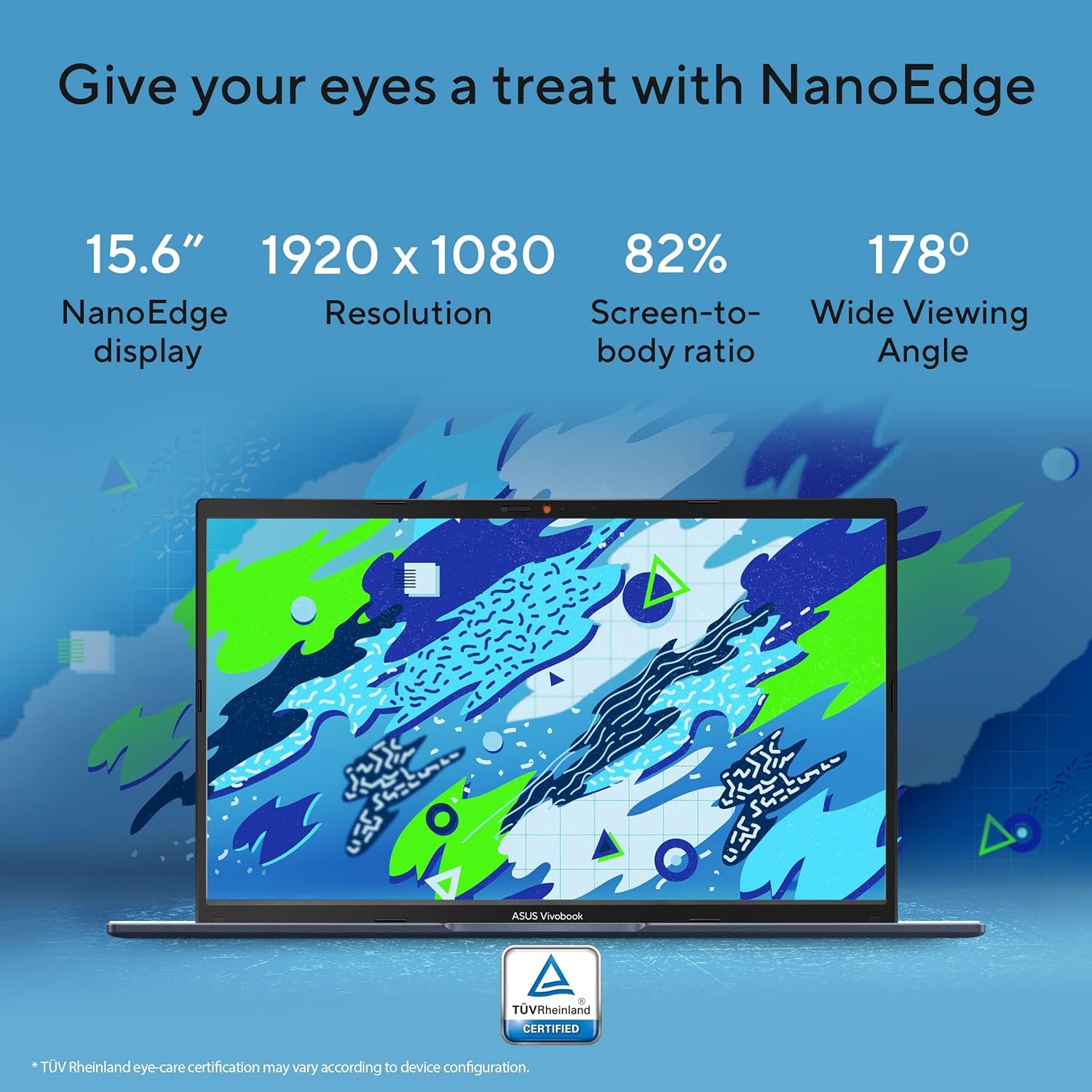 ASUS Vivobook 15, Smartchoice,Intel Core i5 13th Gen 13420H,16GB RAM, 512GB SSD, FHD 15.6",Windows 11, Office Home + Kaspersky Plus 1 Device 1 Year (Physical Pack) - Image 4