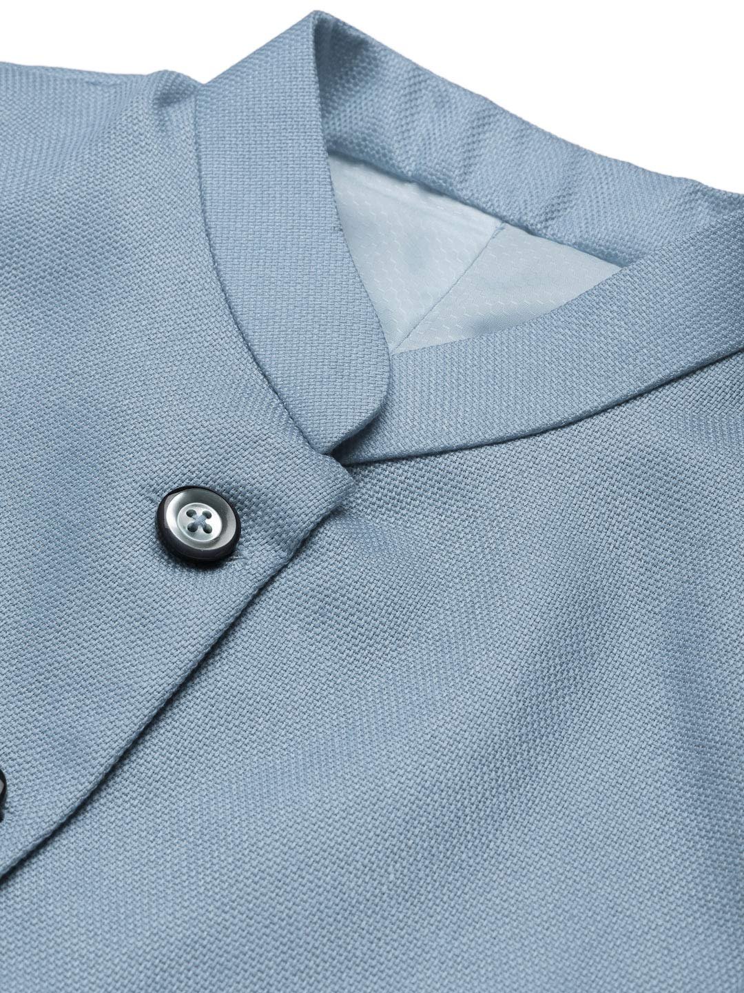 Vastraa Fusion Women's Solid Nehru Jacket (Black) - Image 4