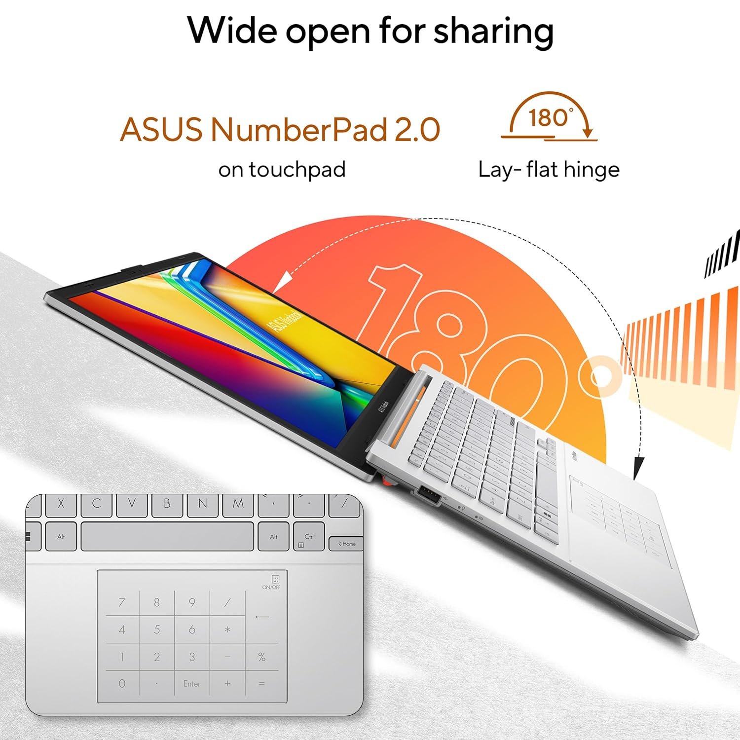 ASUS Vivobook Go 14 (2023), AMD Ryzen 5 7520U, 8GB RAM, 512GB SSD, FHD, 14"/35.56cm, Windows 11, MS Office 2021, Silver, 1.38KG, E1404FA-NK521WS, Alexa Built-in, Thin & Light Laptop - Image 6