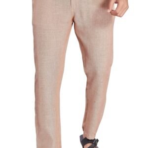 DIVISIVE Men’s Relaxed Fit Poly Linen Trousers
