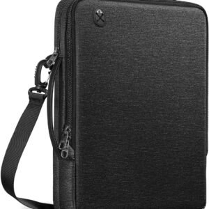 MOCA Laptop Unisex Shoulder Bag For Macbook Air/Pro 13-Inch M2 2022, Pro M1 14-Inch, Padded Computer Tablet Carrying Case Dell Xps 13, 13.5'' Surface, Hp, Acer Chromebook (13-14 Inch, Black)