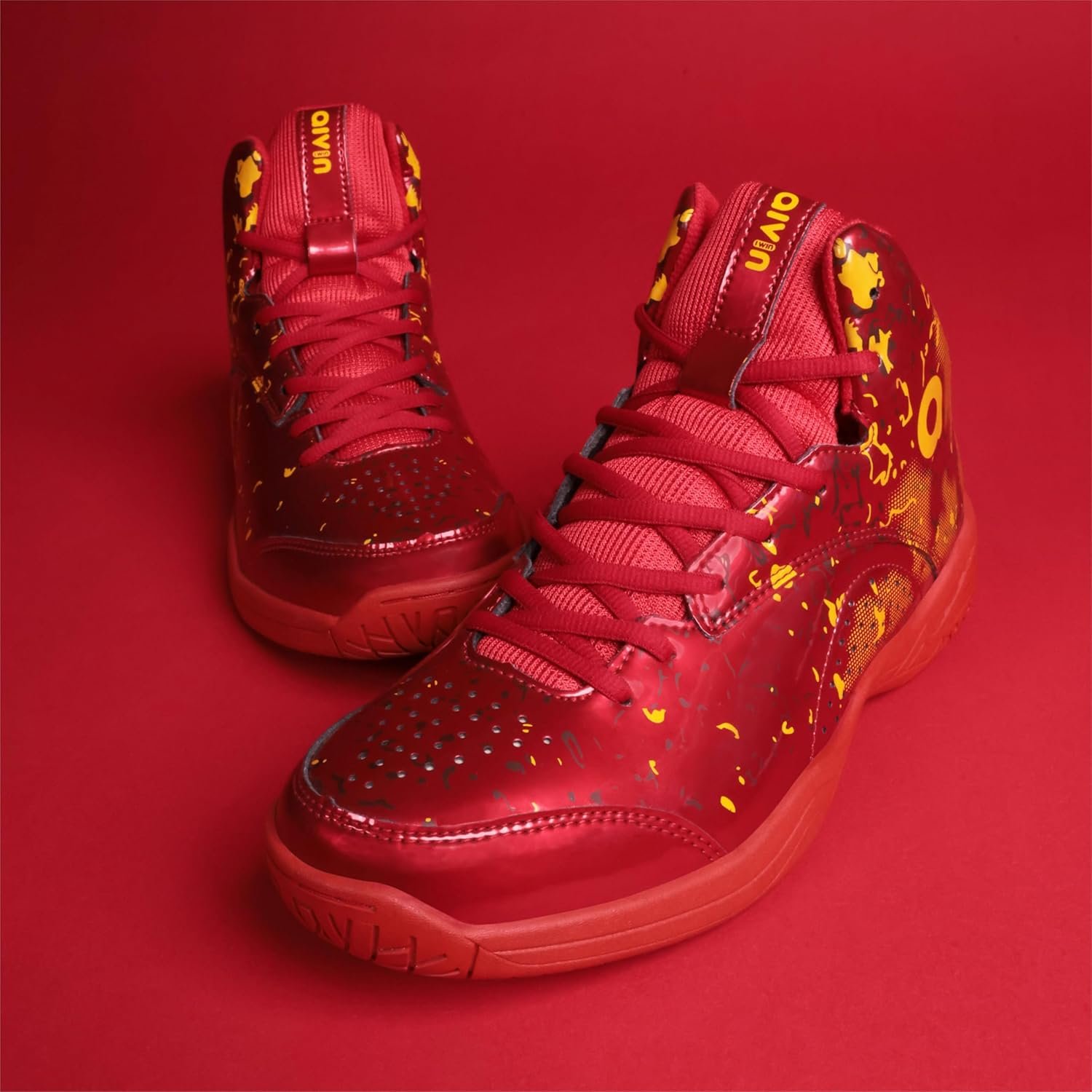 Aivin Wave Pro Men's Basketball Shoes for Men, Durable Rubber Sole, Indoor & Outdoor Court Shoes, Soft Cushion NR EVA Inner Insole, High-Performance Footwear for Basketball - Image 2