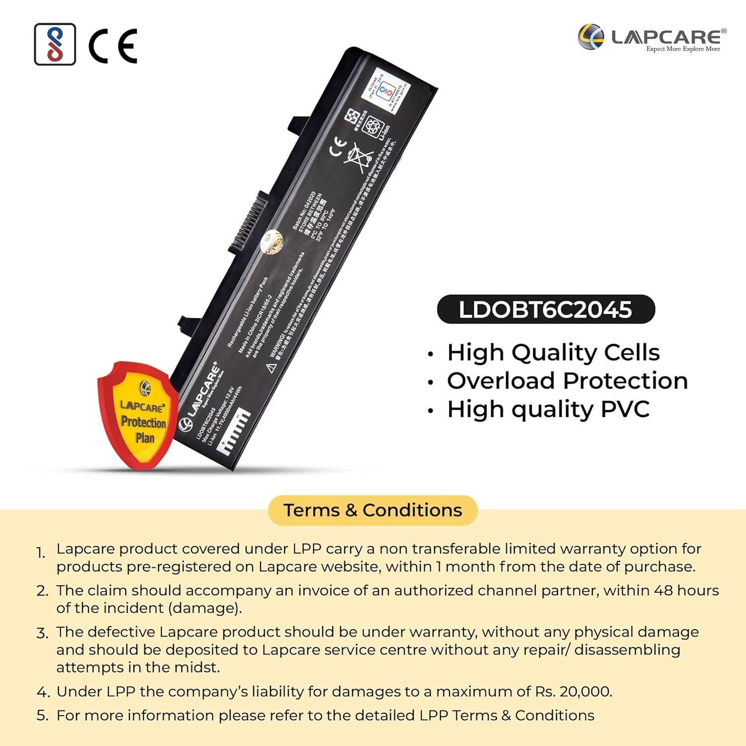 Lapcare Laptop Battery for Dell Inspiron 1526 1525 1545 1546 1750 1440 Pp29l Pp41l Fits Gw240 Rn873 M911g M911 X284g K450n Replacement - Image 5