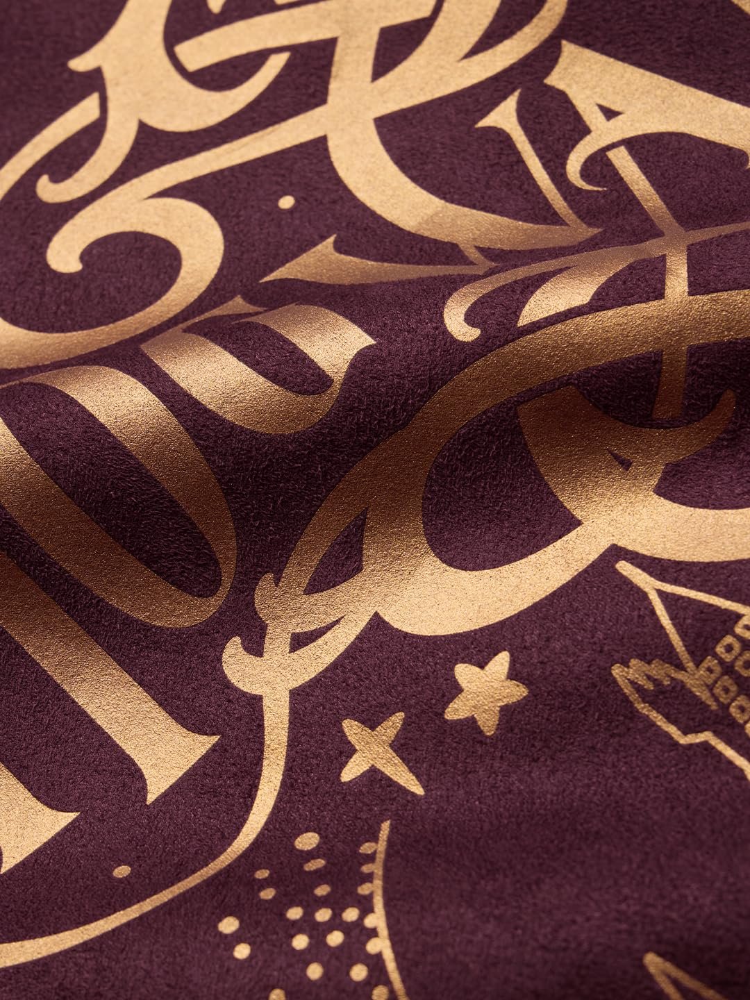 The Souled Store Harry Potter: Hogwarts Women and Girls Long Sleeves Band Neck Maroon Graphic Printed Polyester Oversized Varsity Jackets - Image 5