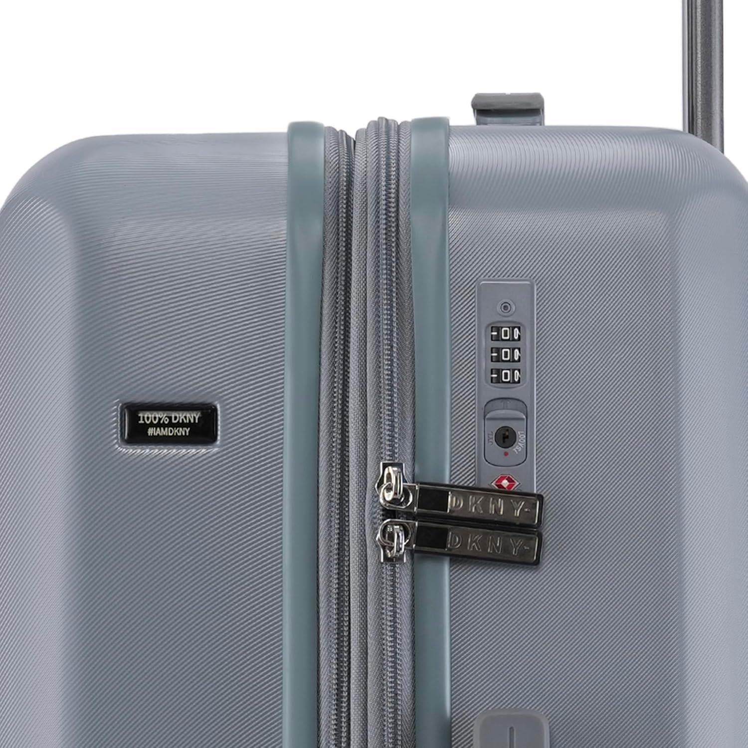 DKNY Urban Safari Range Blue Suede Hard 24" Medium Luggage - Image 9