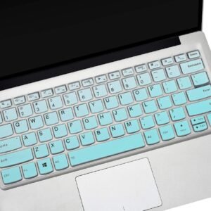CASEDAO Keyboard Cover Skin For Lenovo Flex 5 14 2-In-1 Laptop/Yoga 7I 5I,Lenove Idepad S540 14 Inch/Lenovo Ideapad 5 14"/Ideapad Slim 7 14, Keyboard Skin Protector For Lenovo Flex 5 14"-Gradual Mint