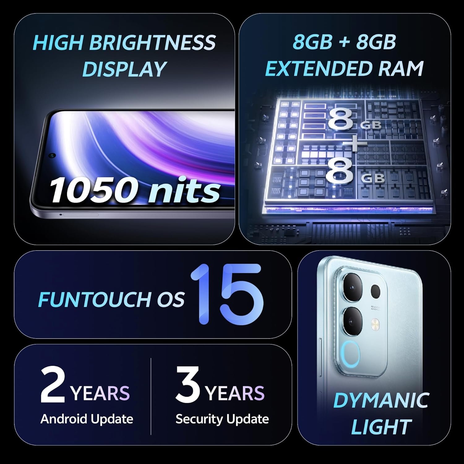 Vivo T4x 5G (Marine Blue, 128 GB) (6 GB RAM) - Image 10