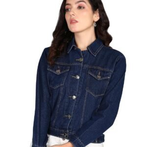 Nifty Women’s Solid Denim Jacket