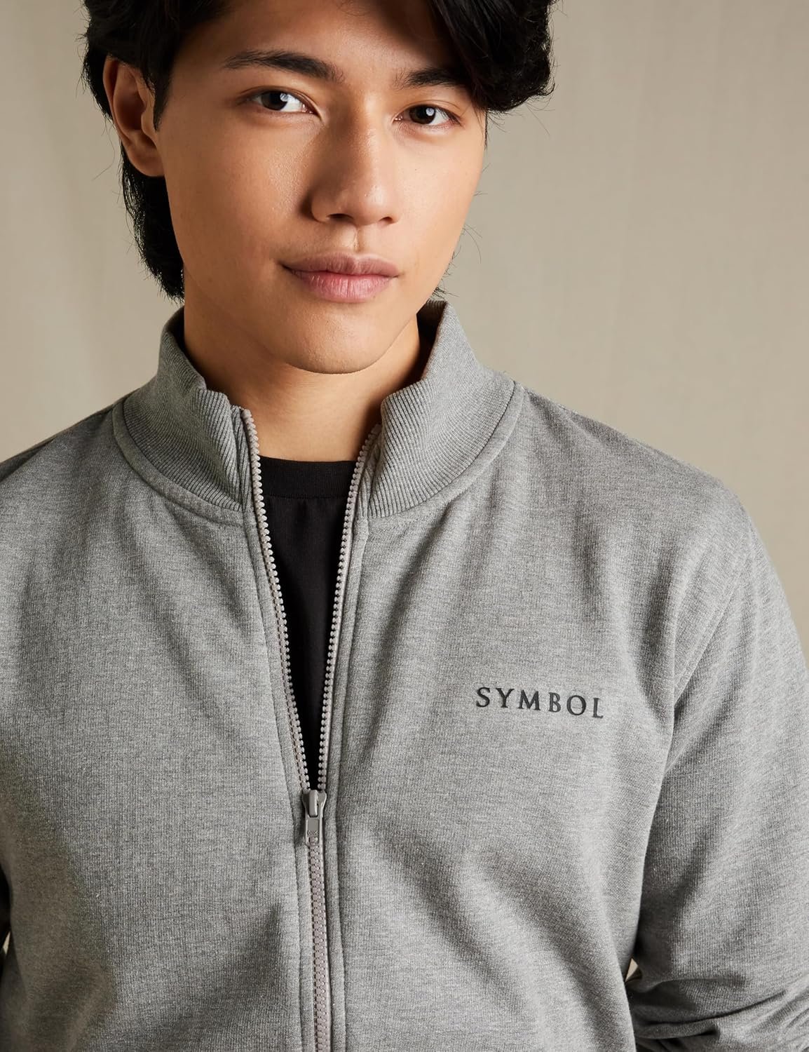 Amazon Brand - Symbol Men's Cotton High Neck Sweatshirt (Available in Plus Sizes) - Image 4