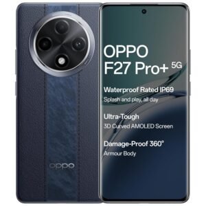Oppo F27 Pro+ 5G (Midnight Navy, 8GB RAM, 128GB Storage) | 6.7″ FHD+ AMOLED Toughest 3D Curved Display|64MP AI Featured Camera|IP69 | 67W SUPERVOOC| with No Cost EMI/Additional Exchange Offers