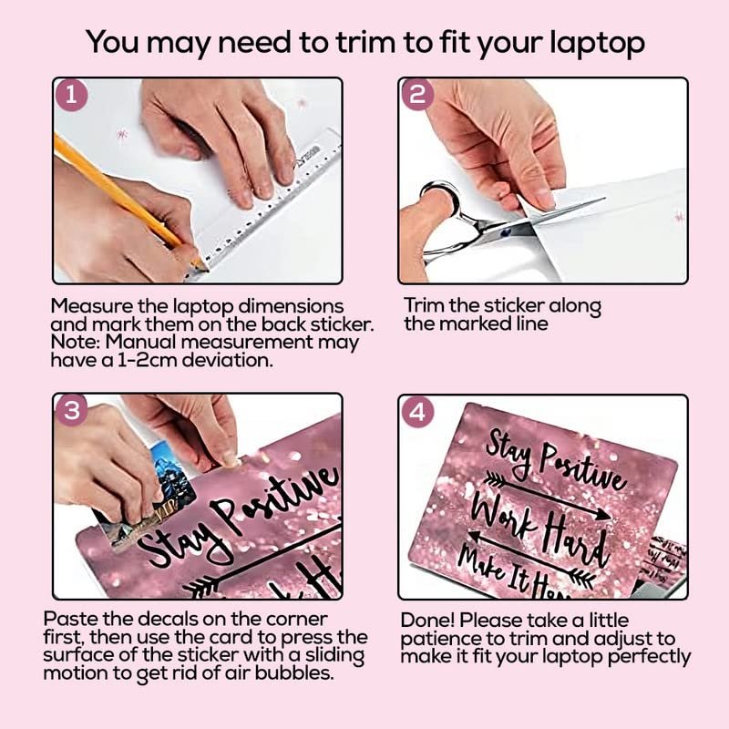 Ocean Theme Top+Wrist Pad Vinyl Laptop Skin/Sticker/Cover for 15 to 15.6 Inches Laptops Laminated-Removable-HD Quality Compatible for Hp-Dell-Sony-Lenovo-Asus etc.(15x10 Inches) - Image 5