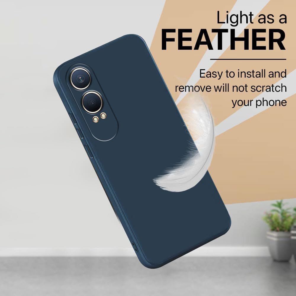 Amazon Brand- Solimo Mobile Cover for OnePlus Nord CE4 Lite 5G (Soft, Matte Finish Liquid Silicone Case & Flexible Back case), Deep Blue - Image 6