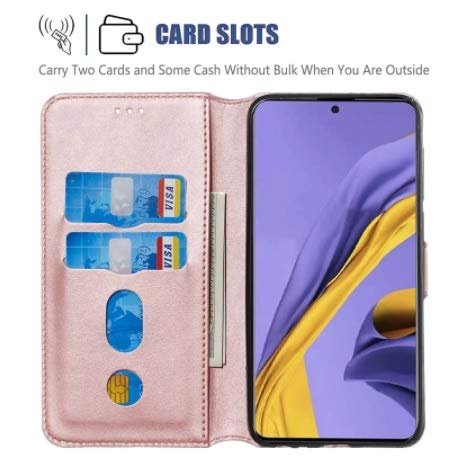 Perkie Vintage Design for OnePlus Nord CE4 Lite 5G Leather Wallet Flip Case Kick Stand Magnetic Closure Flip Cover for OnePlus Nord CE4 Lite 5G (Rose Gold) - Image 3