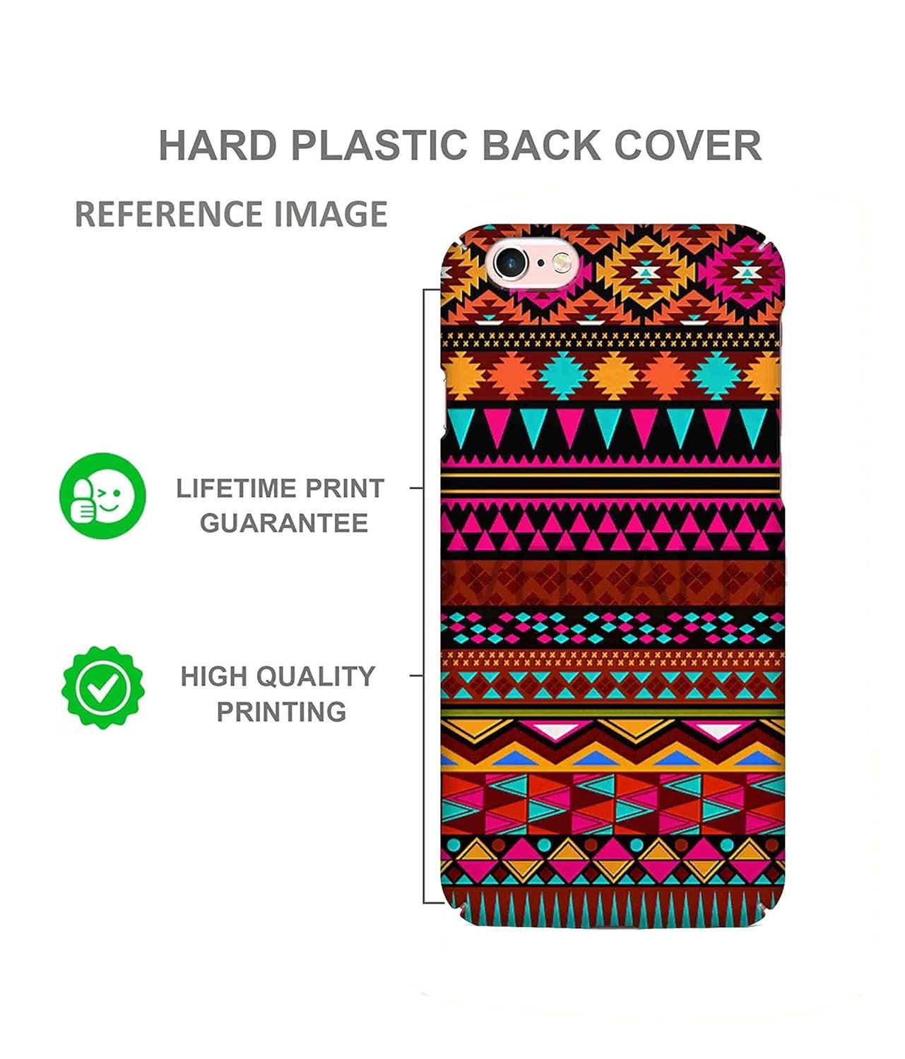Printed Hard Back Case Cover for OnePlus Nord CE4 5G Back Cover (Black Abstract Rhombus) -170325(FD) - Image 5